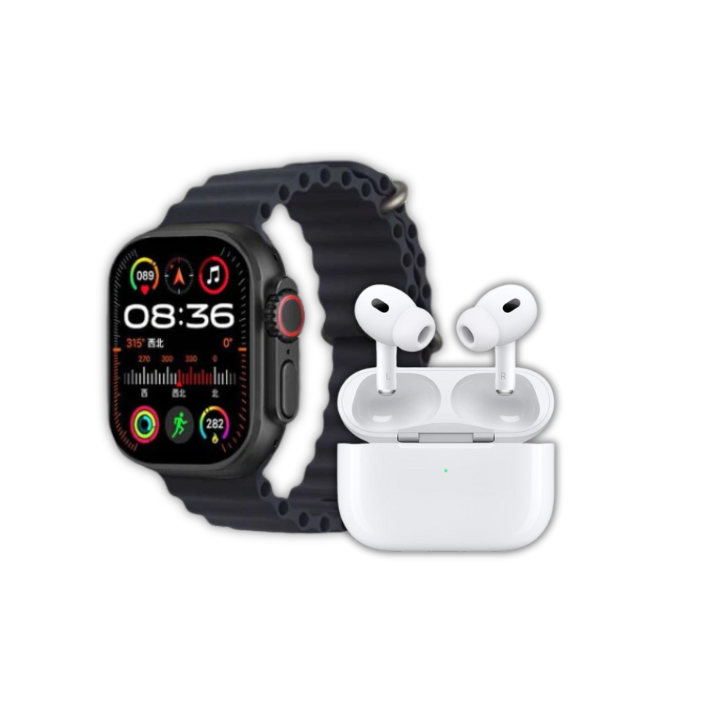 Combo Pack With Air-pods And Smart Watch